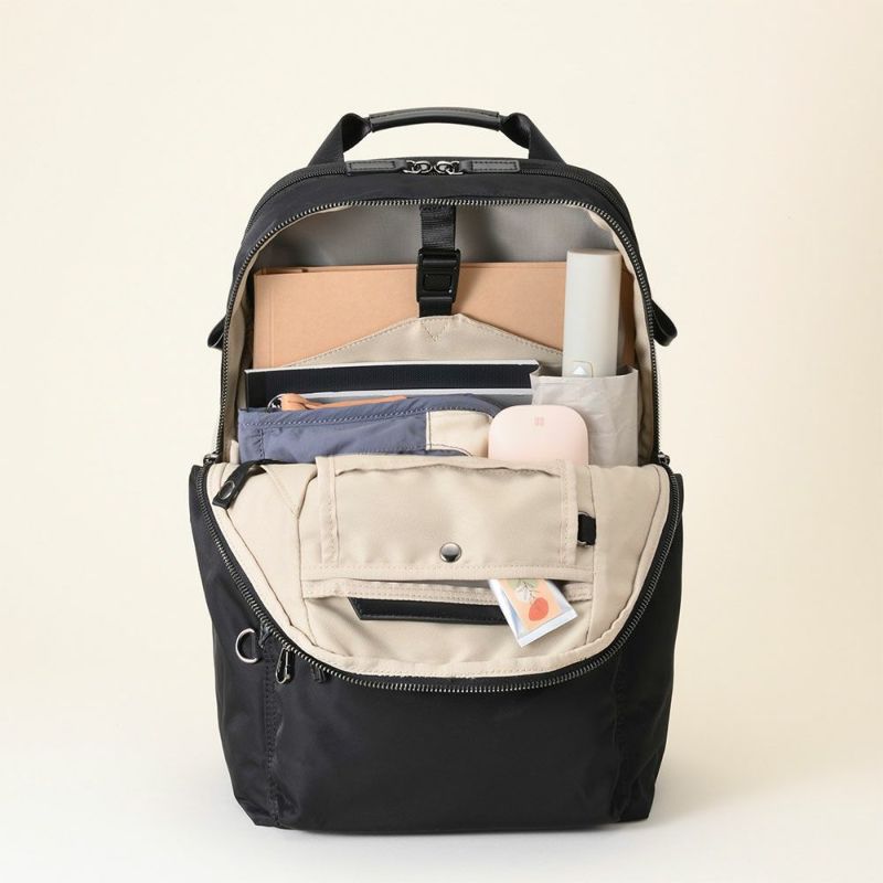 リュックレディースビジネスW&.Day/Nightポッケス2024モデルスリムリュックA4サイズ13.3インチPC収納ビジネスリュック通勤エースビジネスバッグバッグきれいめブランド軽量軽いおしゃれ女性15276