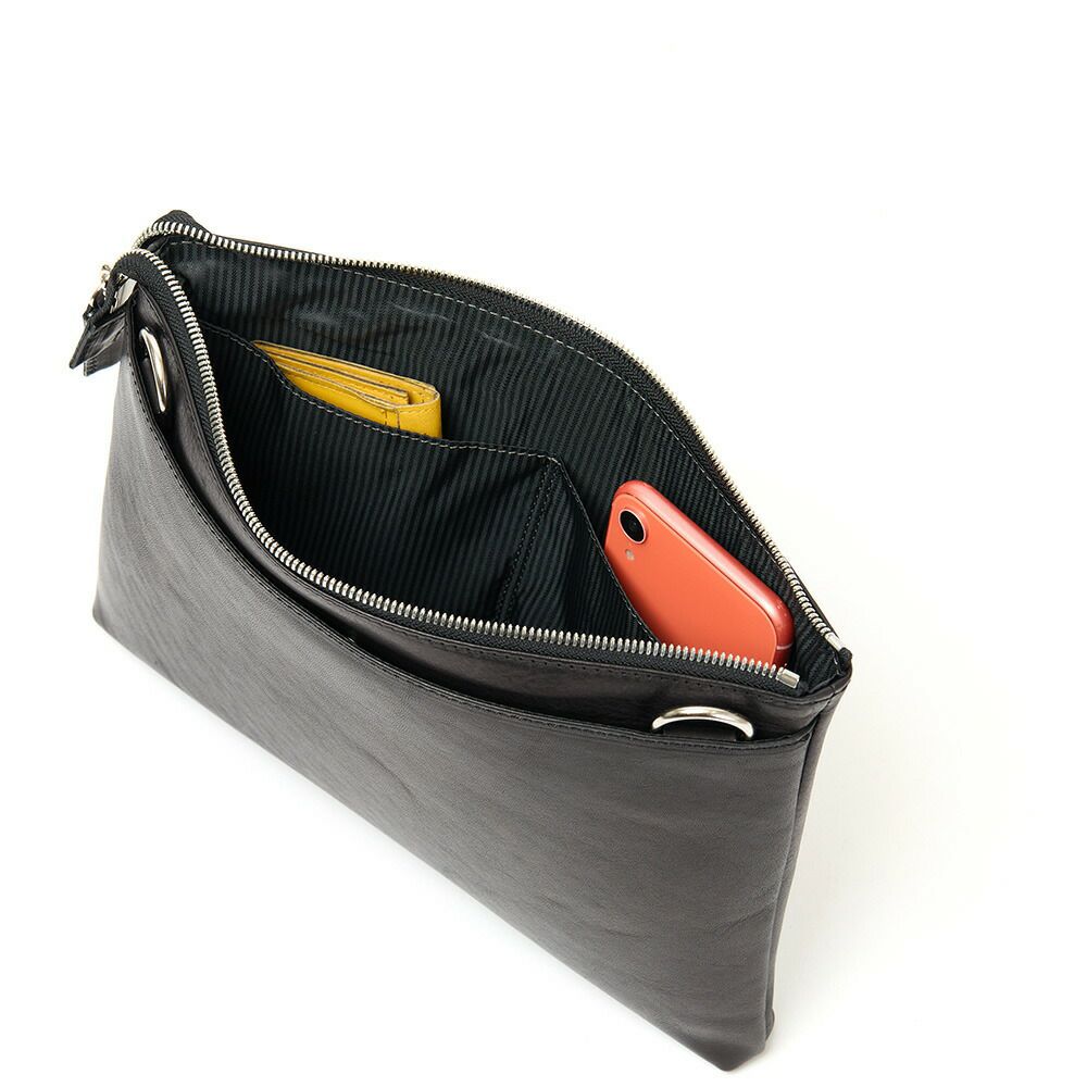 ダコタショルダーバッグクラッチバッグ2WAYメンズDakota本革革レザーバッグアクソリオ3セカンドバッグ斜め掛けブランドおしゃれ大人ダコタブラックレーベル40代50代60代1623700