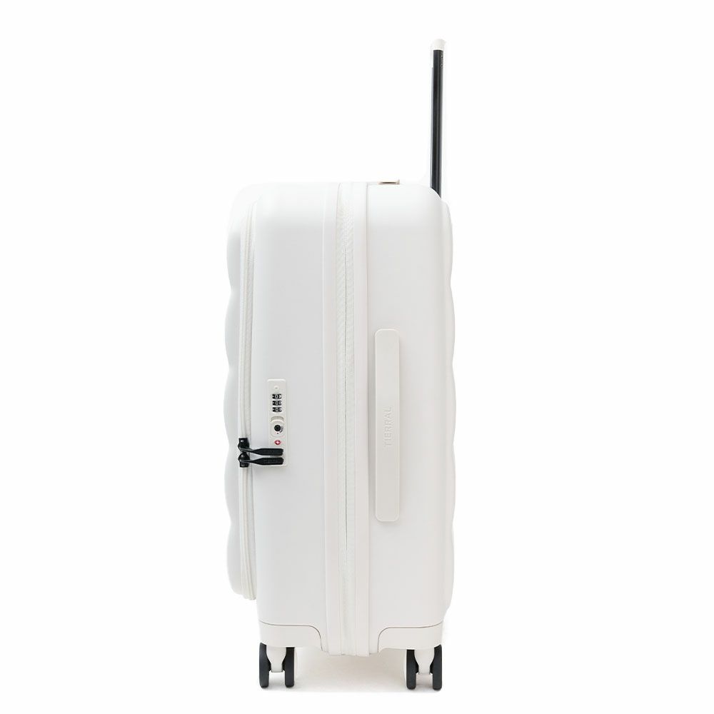 スーツケースPuffer50LS+サイズ50L60Lパファー容量拡張ブックオープン3泊4泊5泊軽量キャリーケースキャリーバッグおしゃれ軽い頑丈丈夫旅行TSAロックTIERRALティエラル