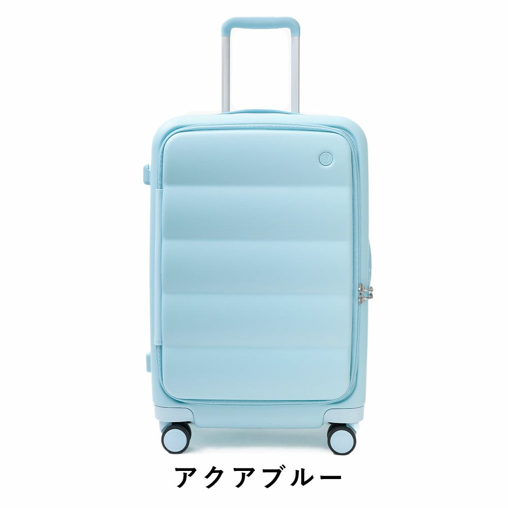 スーツケースPuffer50LS+サイズ50L60Lパファー容量拡張ブックオープン3泊4泊5泊軽量キャリーケースキャリーバッグおしゃれ軽い頑丈丈夫旅行TSAロックTIERRALティエラル