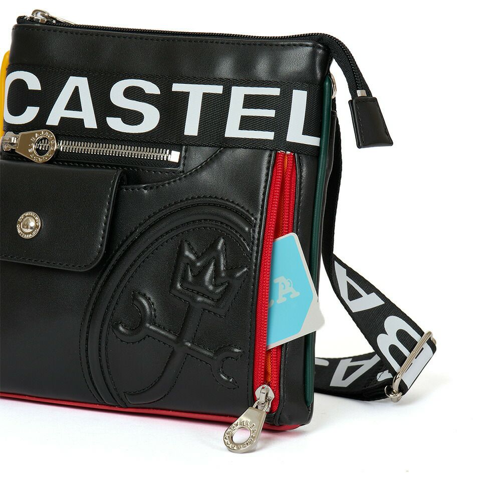 カステルバジャックショルダーバッグバッグCASTELBAJACダルトンミニメンズレディースミニショルダーバッグ軽量薄いブランド大人男性女性人気26131