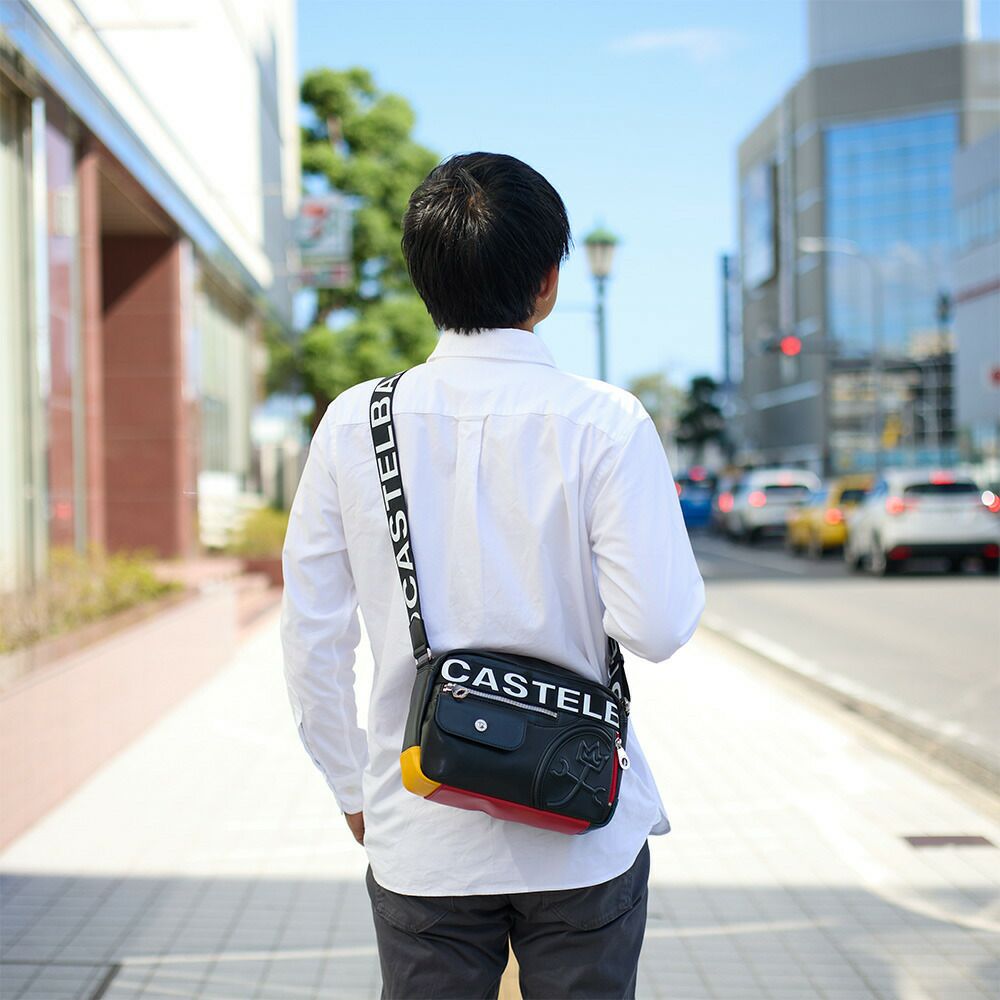 カステルバジャックショルダーバッグバッグCASTELBAJACダルトン横型メンズレディースショルダーバック斜めがけ斜め掛け軽量ブランド大人男性人気おしゃれコンパクト小さめ小さい26132