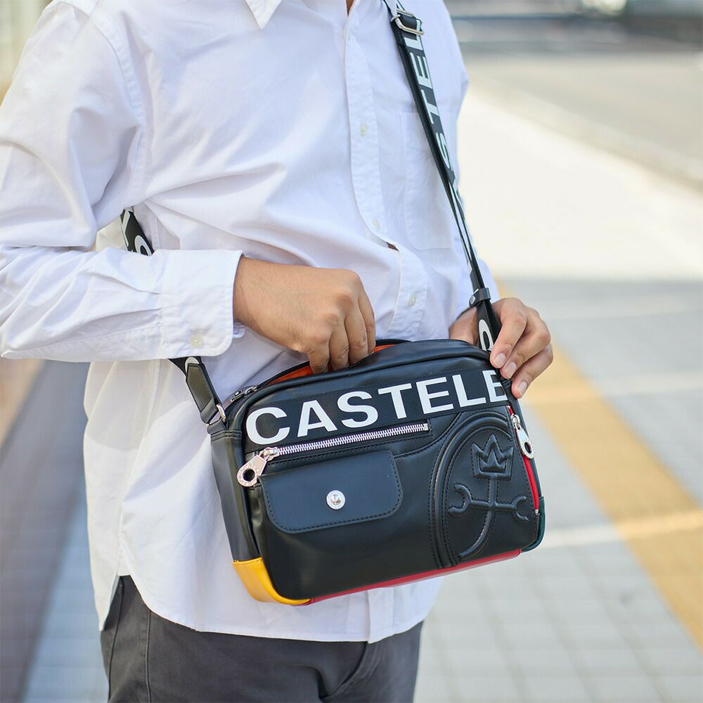 カステルバジャックショルダーバッグバッグCASTELBAJACダルトン横型メンズレディースショルダーバック斜めがけ斜め掛け軽量ブランド大人男性人気おしゃれコンパクト小さめ小さい26132