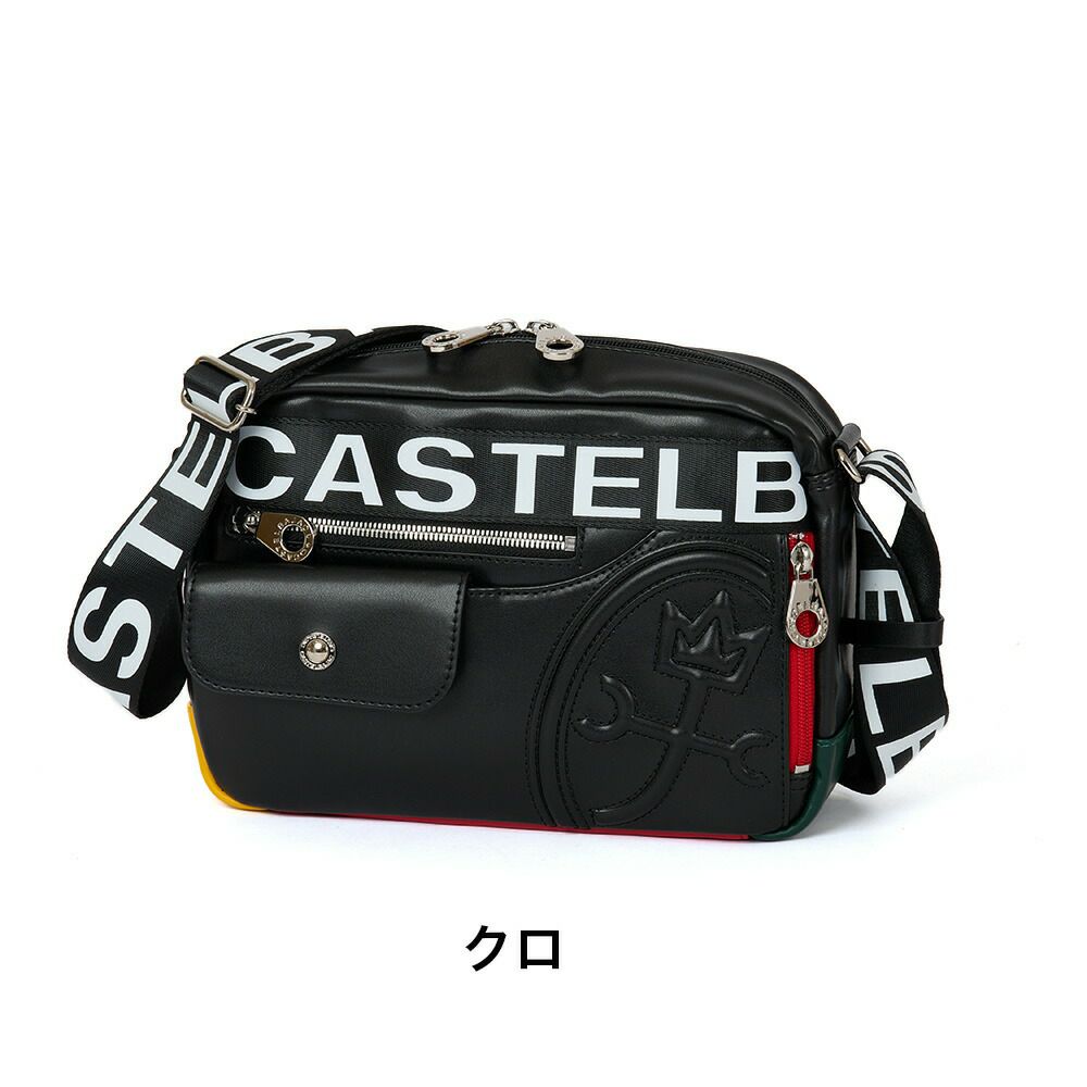 カステルバジャックショルダーバッグバッグCASTELBAJACダルトン横型メンズレディースショルダーバック斜めがけ斜め掛け軽量ブランド大人男性人気おしゃれコンパクト小さめ小さい26132