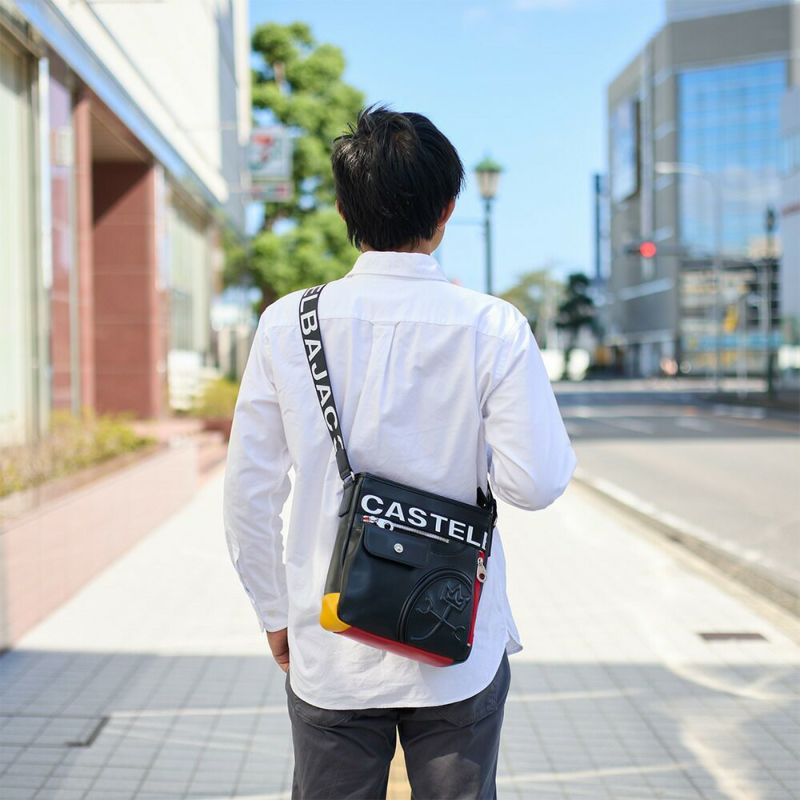 カステルバジャックショルダーバッグバッグCASTELBAJACダルトン縦型メンズレディースショルダーバック斜めがけ斜め掛け軽量ブランド大人男性人気おしゃれ大容量大きい26133