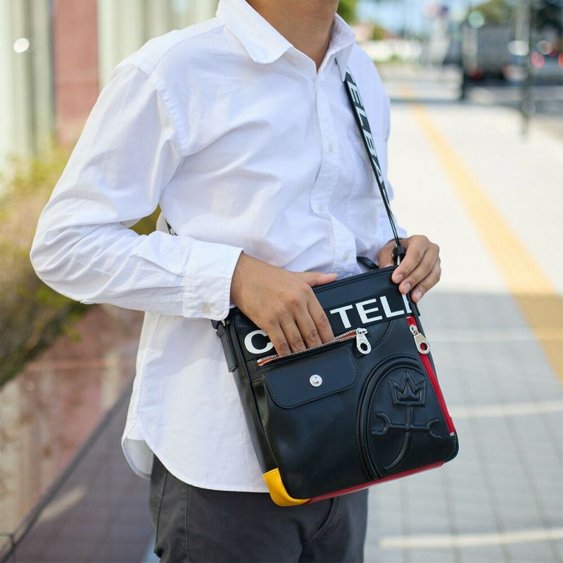 カステルバジャックショルダーバッグバッグCASTELBAJACダルトン縦型メンズレディースショルダーバック斜めがけ斜め掛け軽量ブランド大人男性人気おしゃれ大容量大きい26133