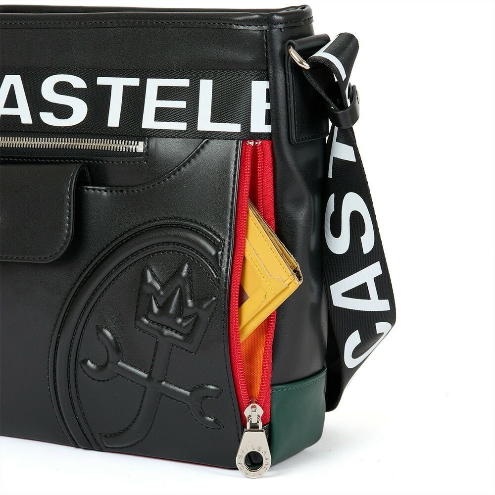カステルバジャックショルダーバッグバッグCASTELBAJACダルトン縦型メンズレディースショルダーバック斜めがけ斜め掛け軽量ブランド大人男性人気おしゃれ大容量大きい26133