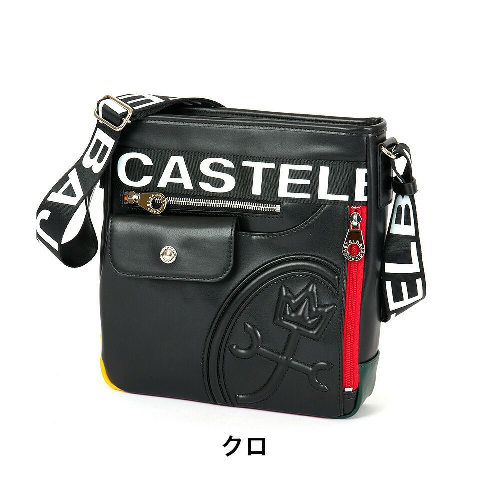 カステルバジャックショルダーバッグバッグCASTELBAJACダルトン縦型メンズレディースショルダーバック斜めがけ斜め掛け軽量ブランド大人男性人気おしゃれ大容量大きい26133