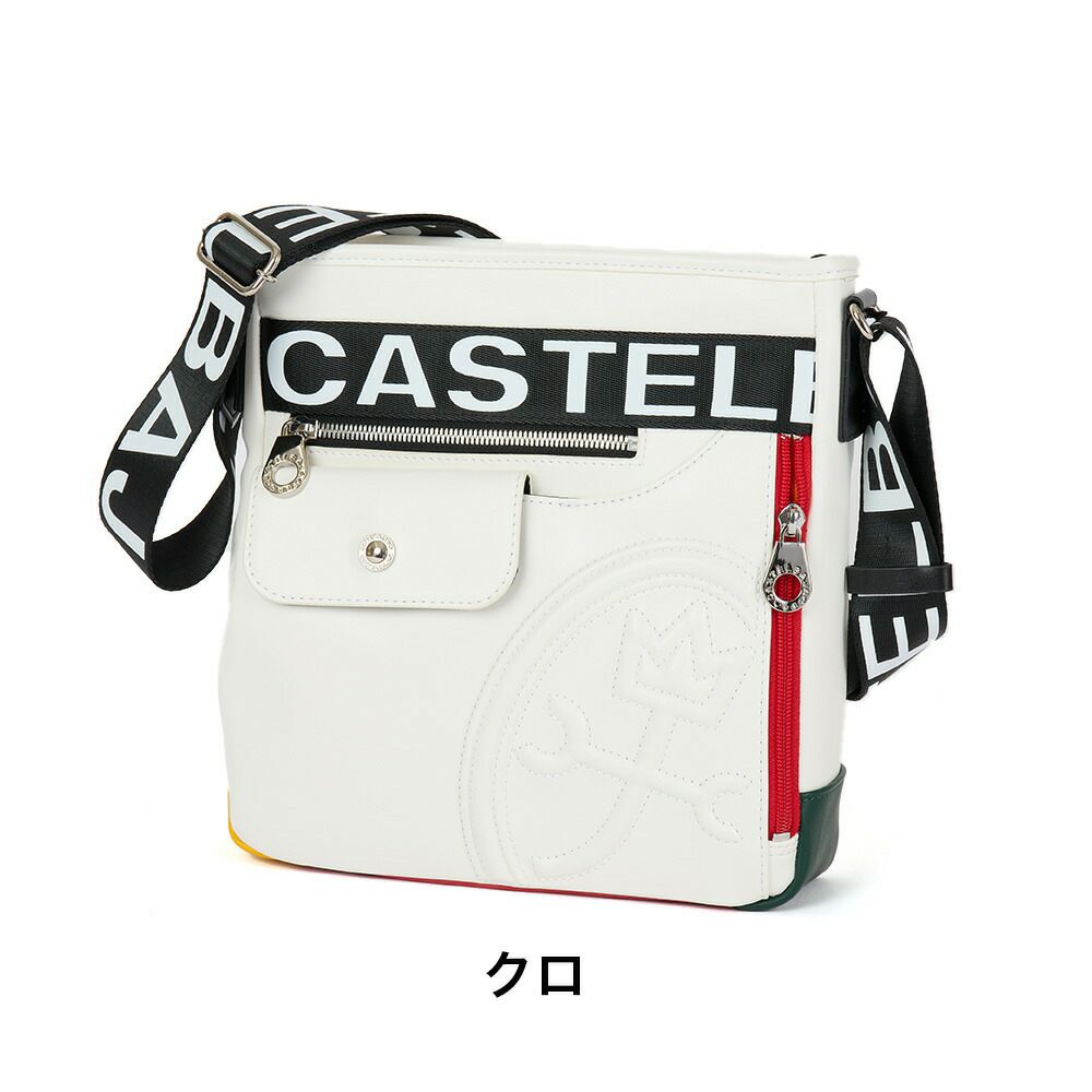 カステルバジャックショルダーバッグバッグCASTELBAJACダルトン縦型メンズレディースショルダーバック斜めがけ斜め掛け軽量ブランド大人男性人気おしゃれ大容量大きい26133