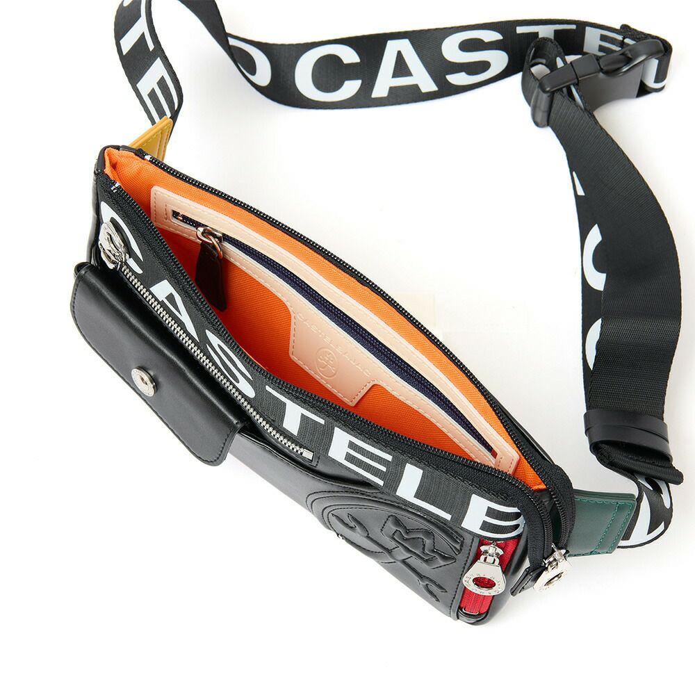 カステルバジャックショルダーバッグボディバッグウエストバッグCASTELBAJACダルトン横型メンズレディースウエストポーチワンショルダーバッグ兼用軽量ブランド大人男性人気おしゃれ26931