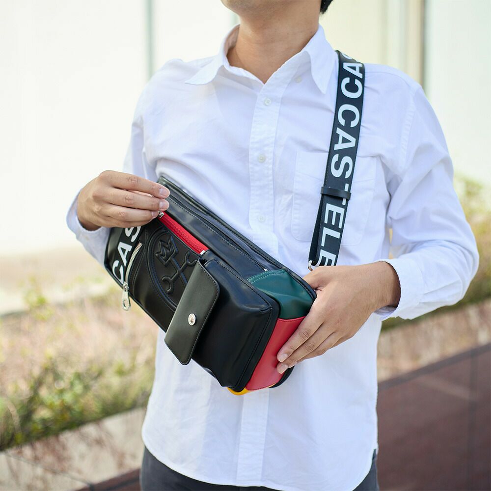 カステルバジャックボディバッグショルダーバッグCASTELBAJACダルトン横型メンズレディースボディバックワンショルダーバッグ軽量ブランド大人男性人気おしゃれ26932