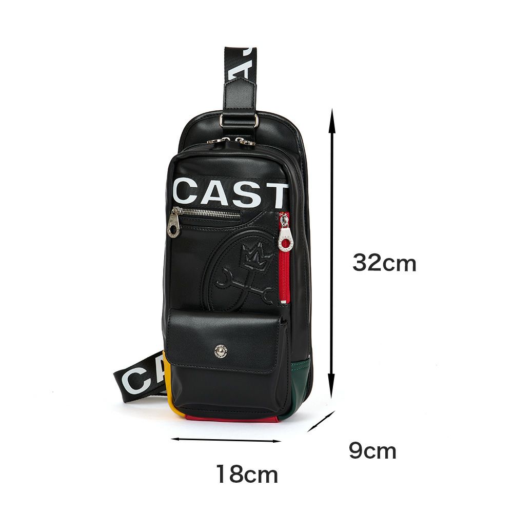 カステルバジャックボディバッグショルダーバッグCASTELBAJACダルトン横型メンズレディースボディバックワンショルダーバッグ軽量ブランド大人男性人気おしゃれ26932