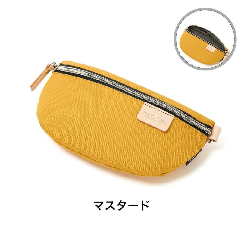 HeartMadeFactoryボディバッグウエストバッグレディースメンズショルダーバッグブランドかわいいおしゃれ軽量人気小さめおすすめ斜めがけ斜め掛けハートメイドファクトリー30代40代50代FY0755